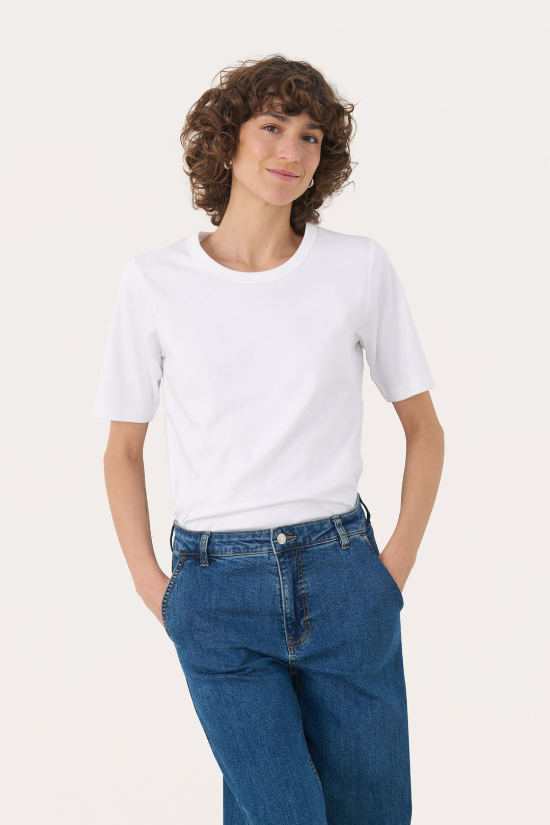 Ratana T-Shirt Bright White | Topper | Smuk