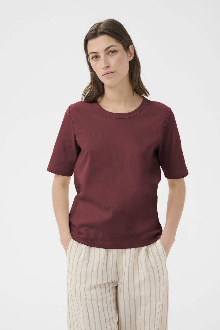 Ratana T-Shirt Burnt Russet | Topper | Smuk