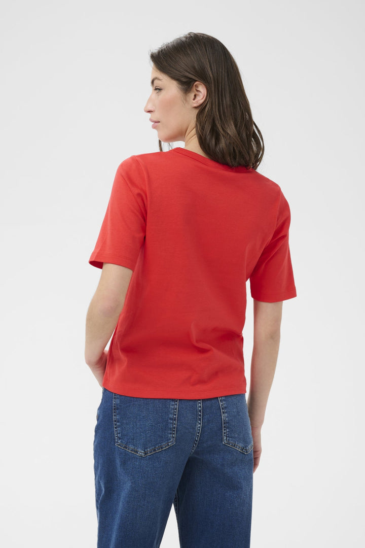 Ratana T-Shirt Poppy Red | Topper | Smuk
