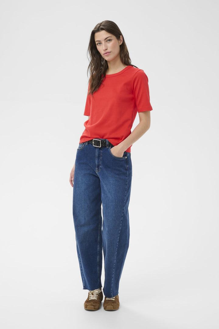 Ratana T-Shirt Poppy Red | Topper | Smuk