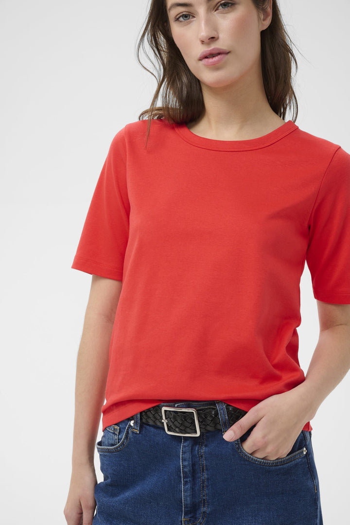 Ratana T-Shirt Poppy Red | Topper | Smuk