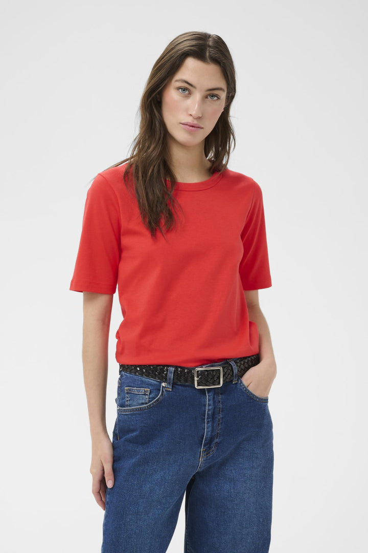 Ratana T-Shirt Poppy Red | Topper | Smuk