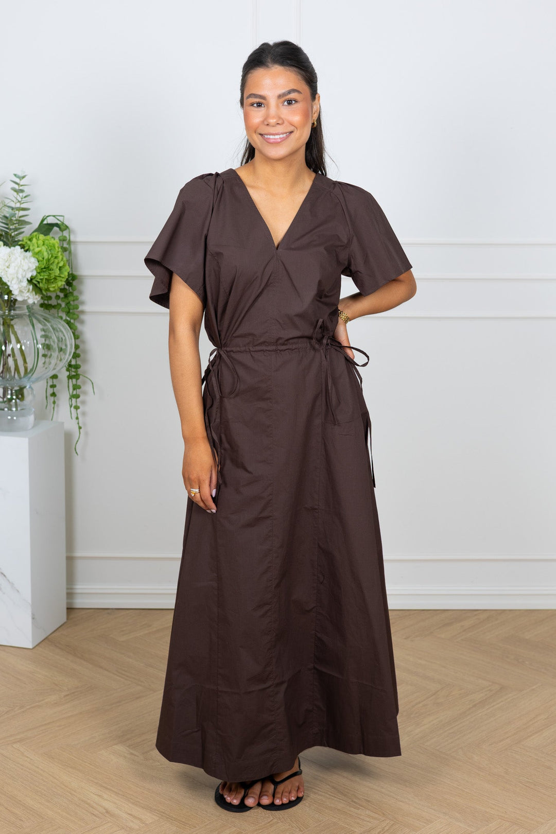 Raveniw Dress Coffee Bean | Kjoler | Smuk