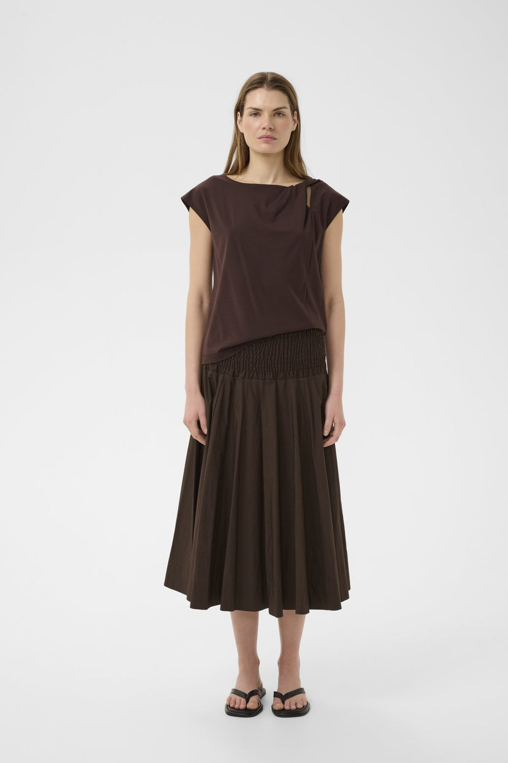 Raveniw Skirt Coffee Bean | Skjørt | Smuk