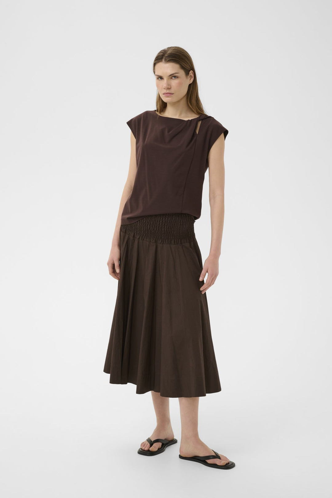 Raveniw Skirt Coffee Bean | Skjørt | Smuk