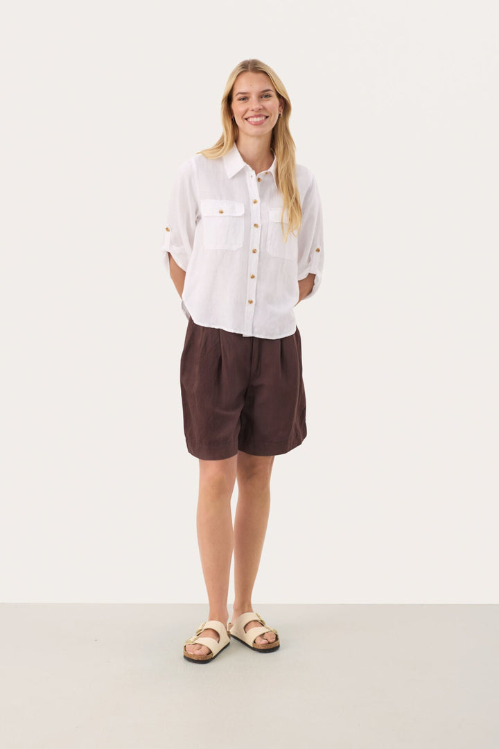 Rayanipw Shirt Bright White | Skjorter og bluser | Smuk - Dameklær på nett
