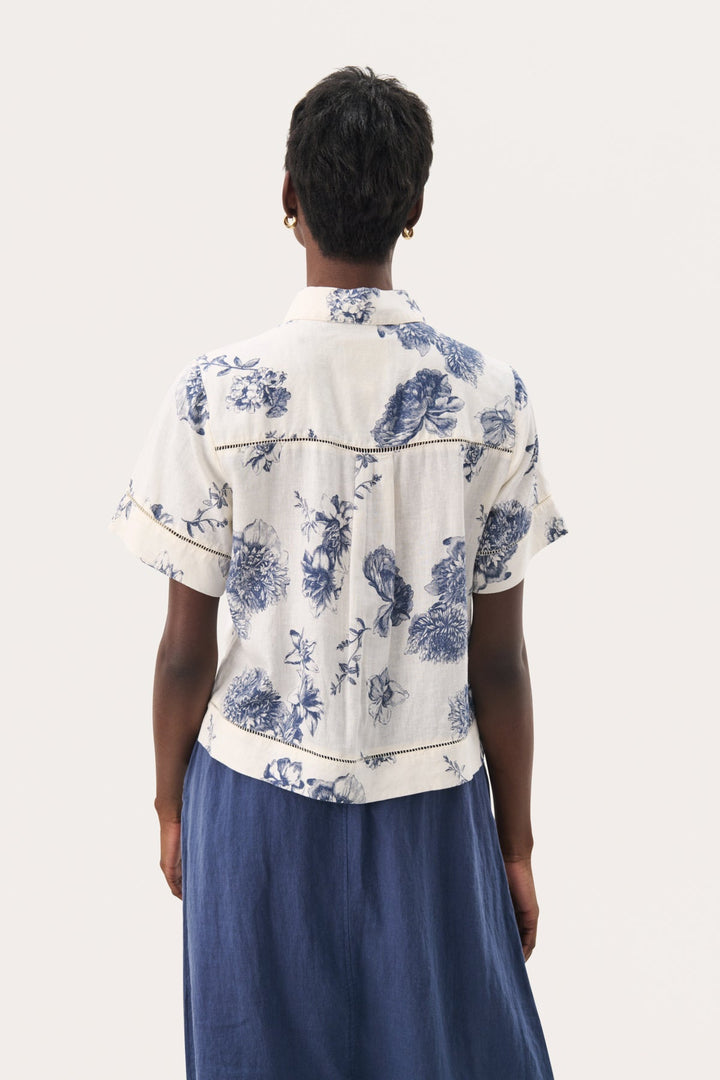 Rebittapw Shirt Oceana Stunning Flower Print | Skjorter og bluser | Smuk - Dameklær på nett