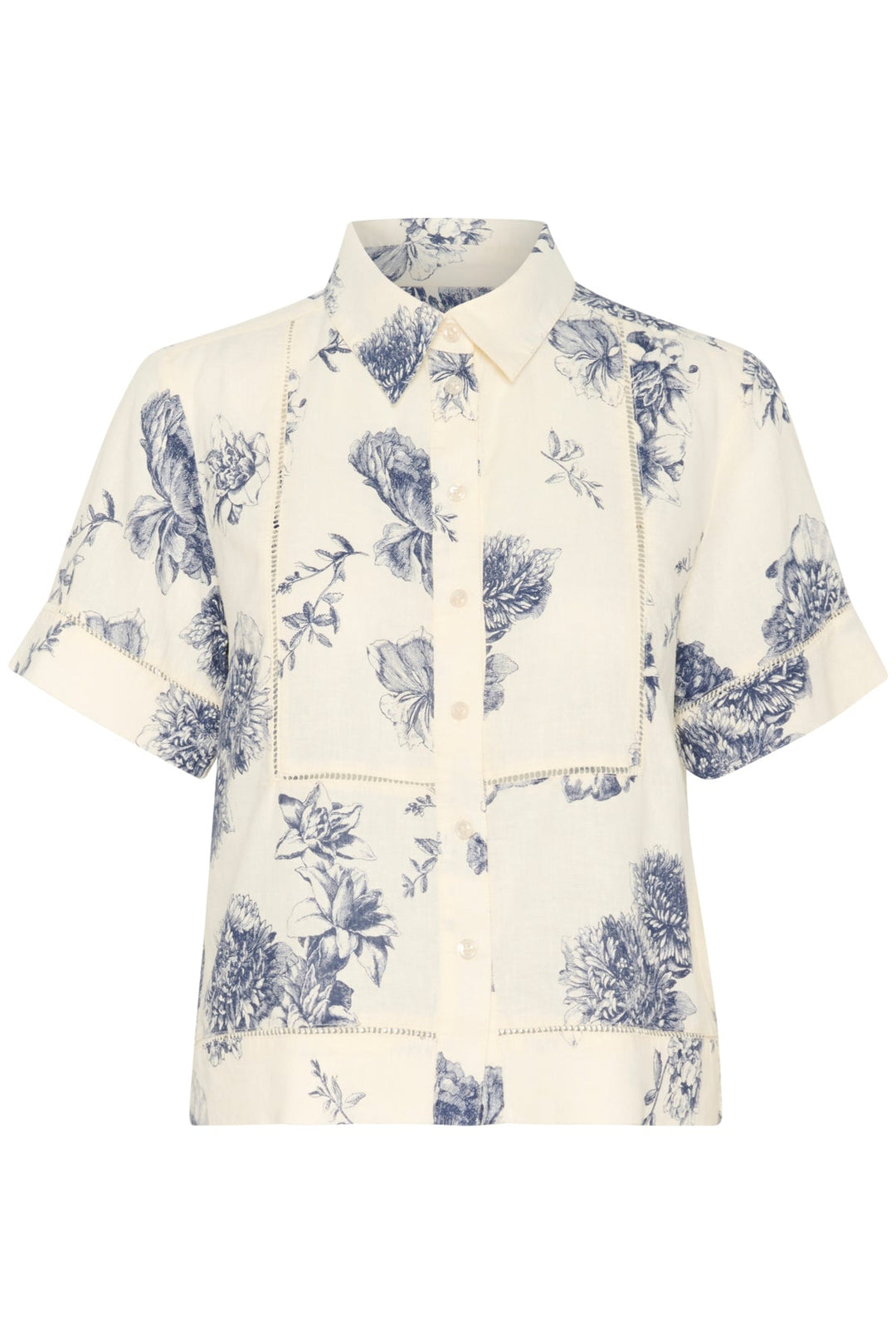 Rebittapw Shirt Oceana Stunning Flower Print | Skjorter og bluser | Smuk - Dameklær på nett