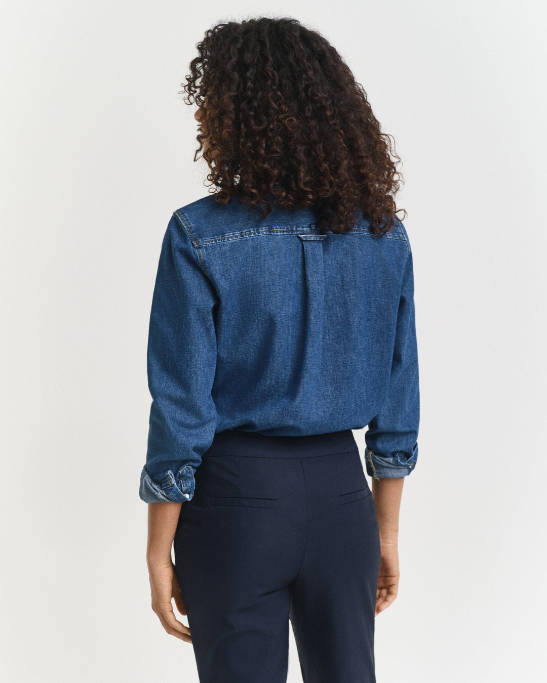 Reg Denim Shirt Indigo | Skjorter og bluser | Smuk - Dameklær på nett