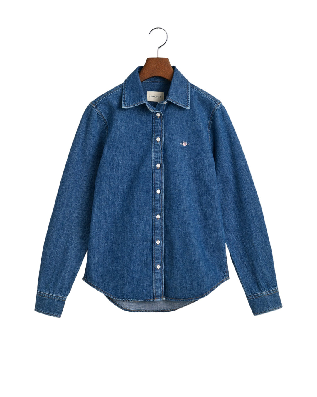 Reg Denim Shirt Indigo | Skjorter og bluser | Smuk - Dameklær på nett