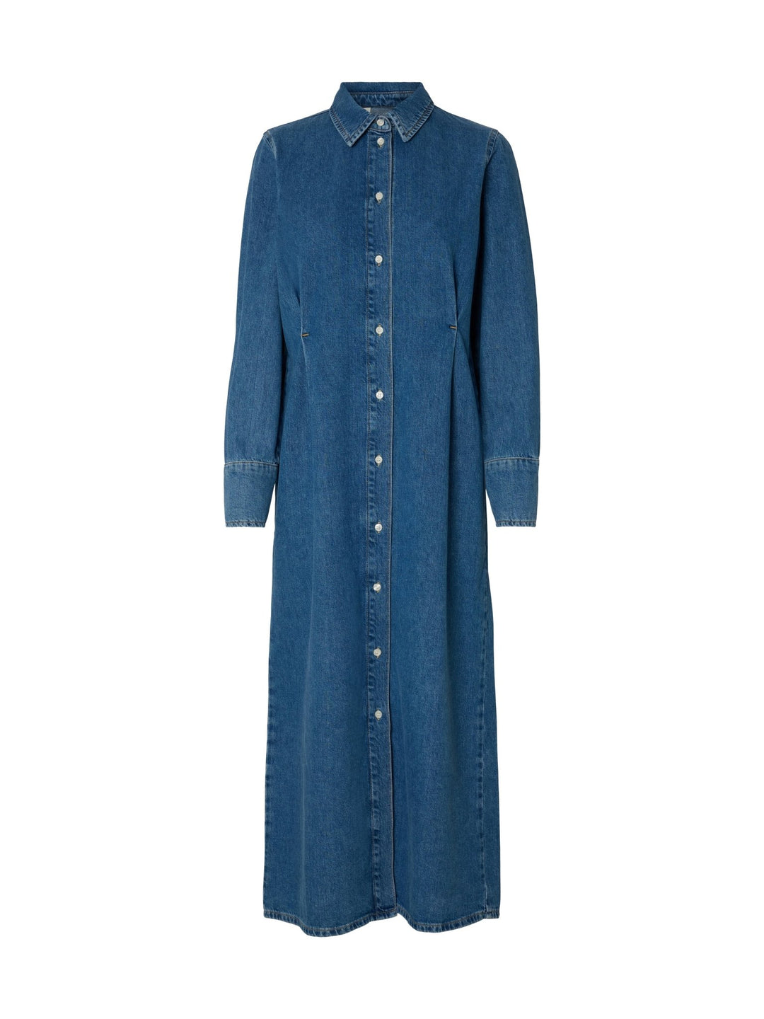 Regular Agathe Long Denim Dress Medium Blue Denim | Kjoler | Smuk