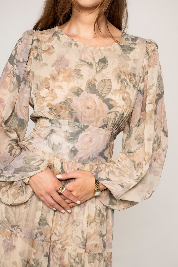 Renee Maxi Dress Vintage Mauve | Kjoler | Smuk