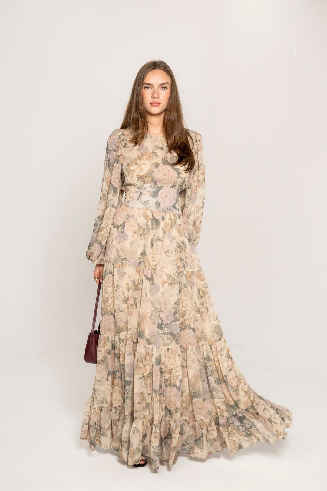 Renee Maxi Dress Vintage Mauve | Kjoler | Smuk