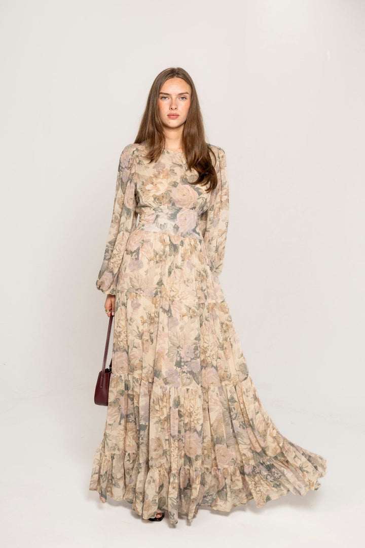 Renee Maxi Dress Vintage Mauve | Kjoler | Smuk
