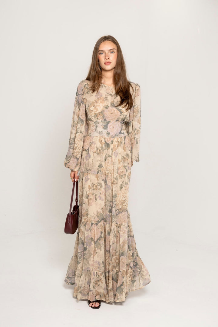 Renee Maxi Dress Vintage Mauve | Kjoler | Smuk