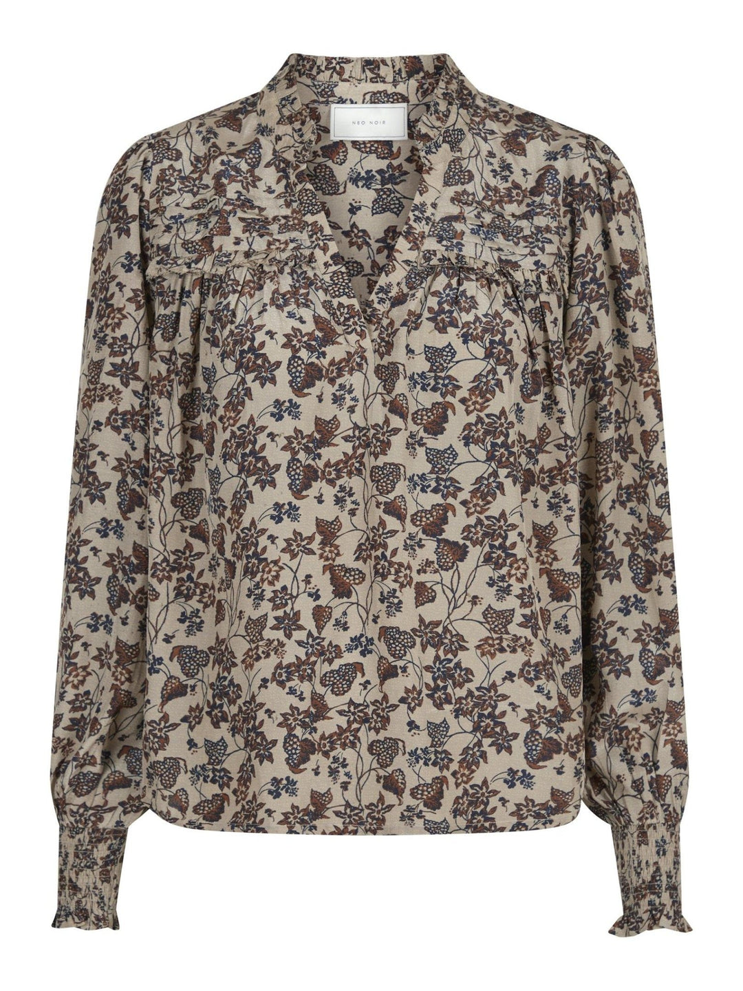 Rhia Drapy Ivy Blouse Taupe