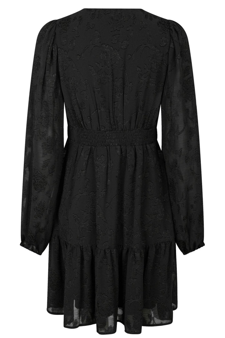 Rihana Burnout Dress Black | Kjoler | Smuk - Dameklær på nett