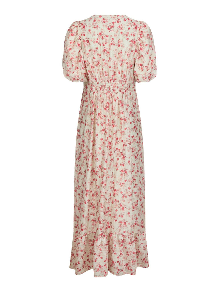 Rilana Pretty Flower Dress Red | Kjoler | Smuk - Dameklær på nett