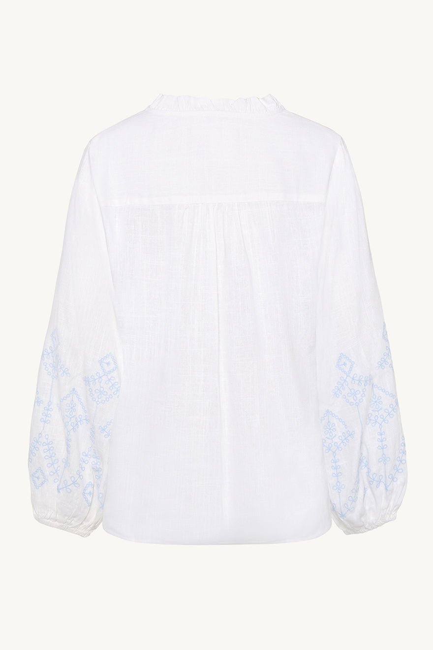 Rilla Blouse White | Skjorter og bluser | Smuk - Dameklær på nett