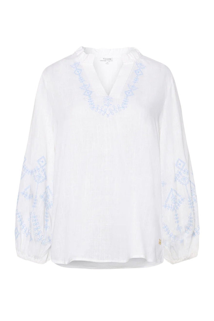 Rilla Blouse White | Skjorter og bluser | Smuk - Dameklær på nett