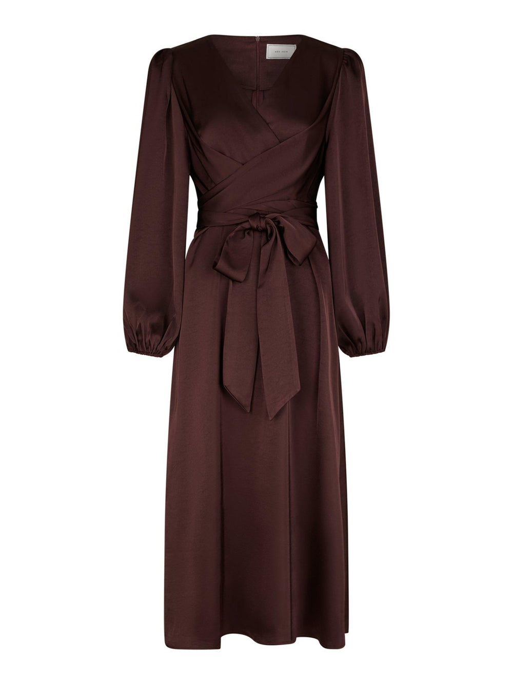 Rimini Heavy Sateen Dress Burgundy | Kjoler | Smuk - Dameklær på nett