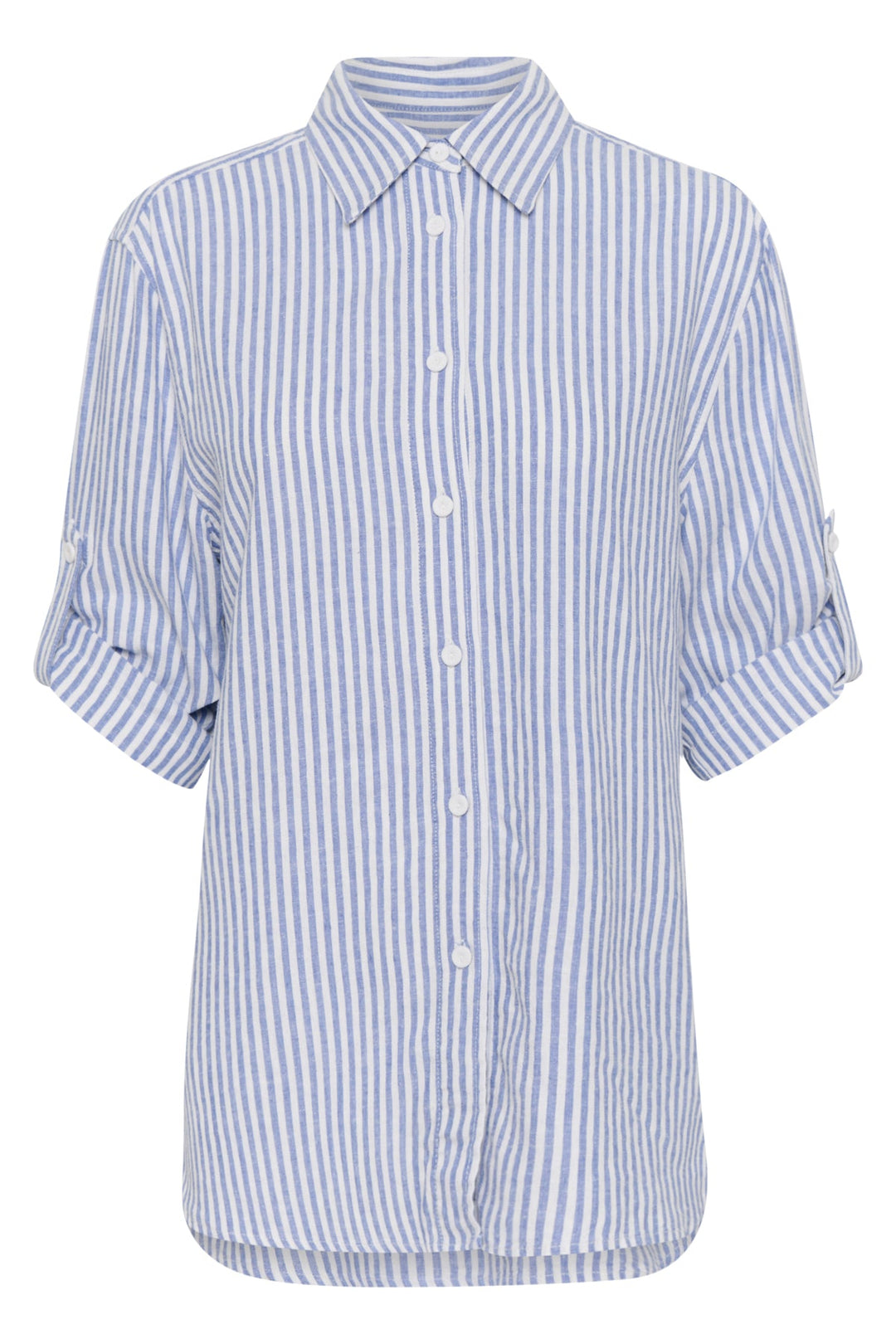 Rimoneiw Shirt Blue / White | Skjorter og bluser | Smuk - Dameklær på nett