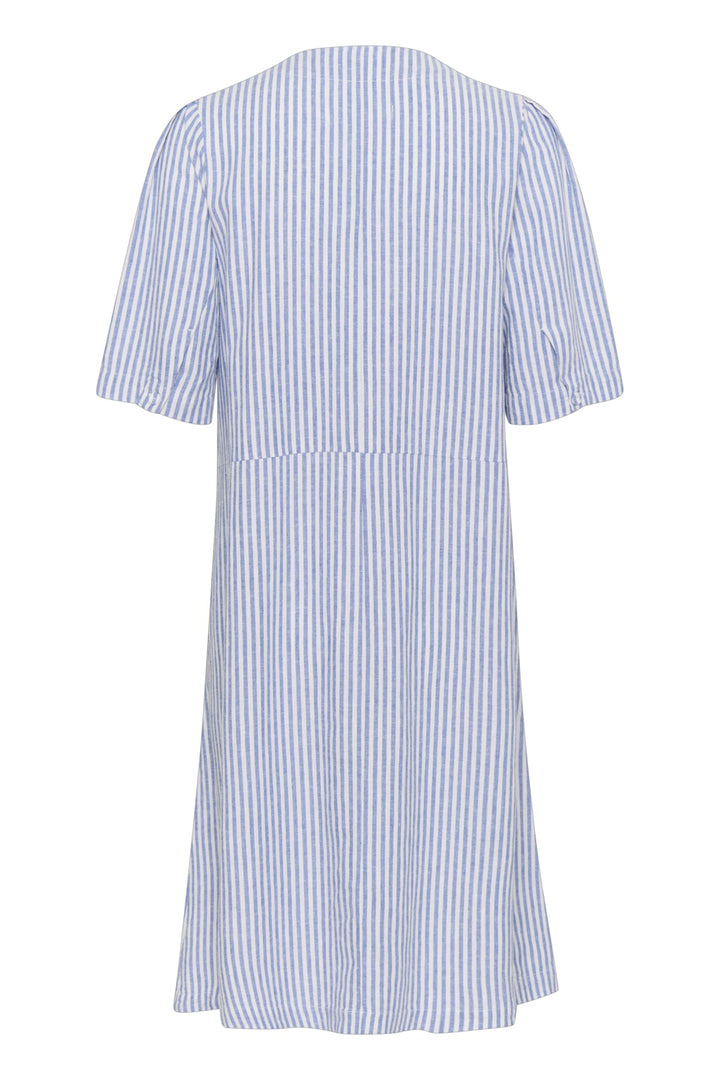 Rimoneiw Short Dress Blue / White | Kjoler | Smuk - Dameklær på nett