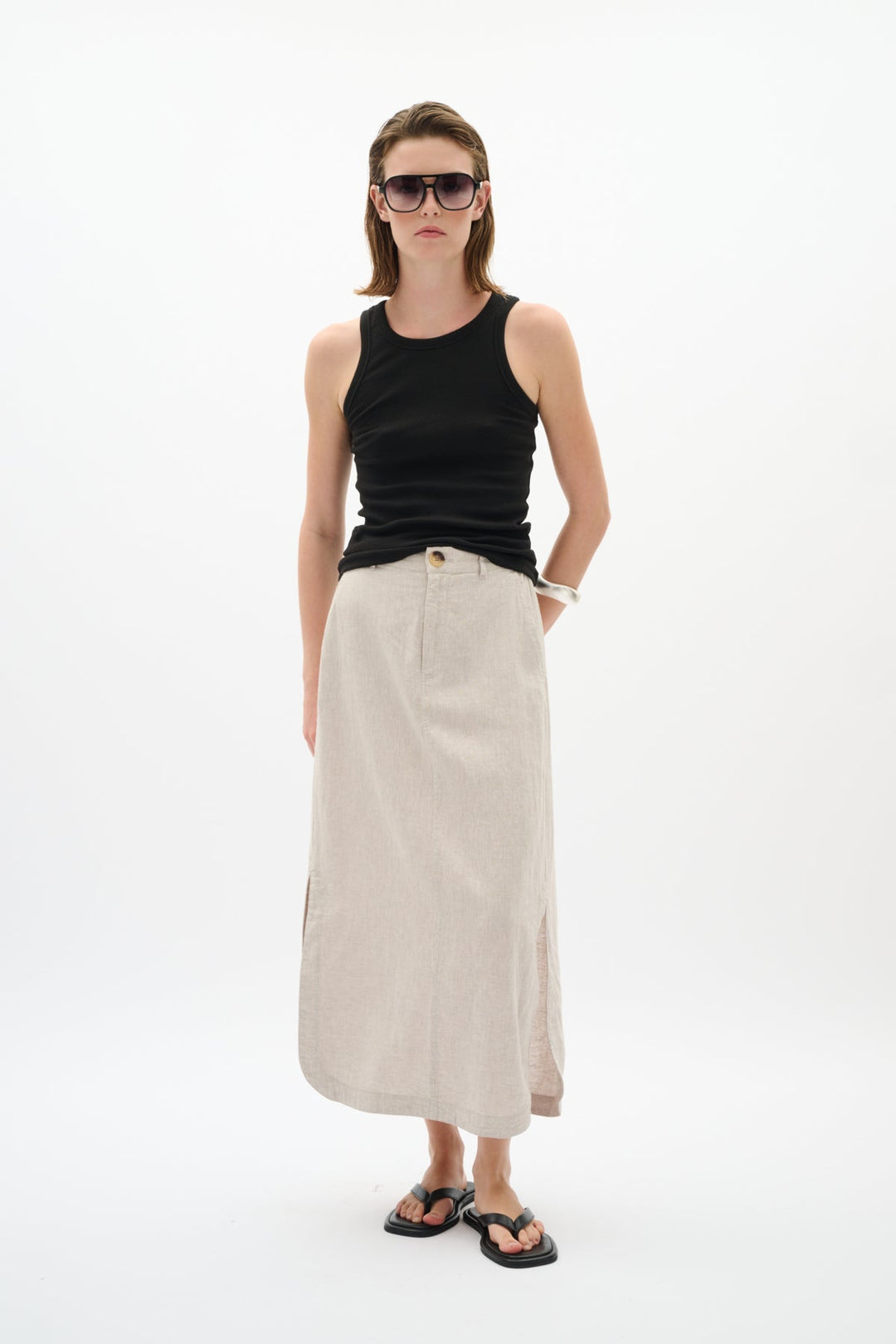 Rimoneiw Skirt Ecru | Skjørt | Smuk