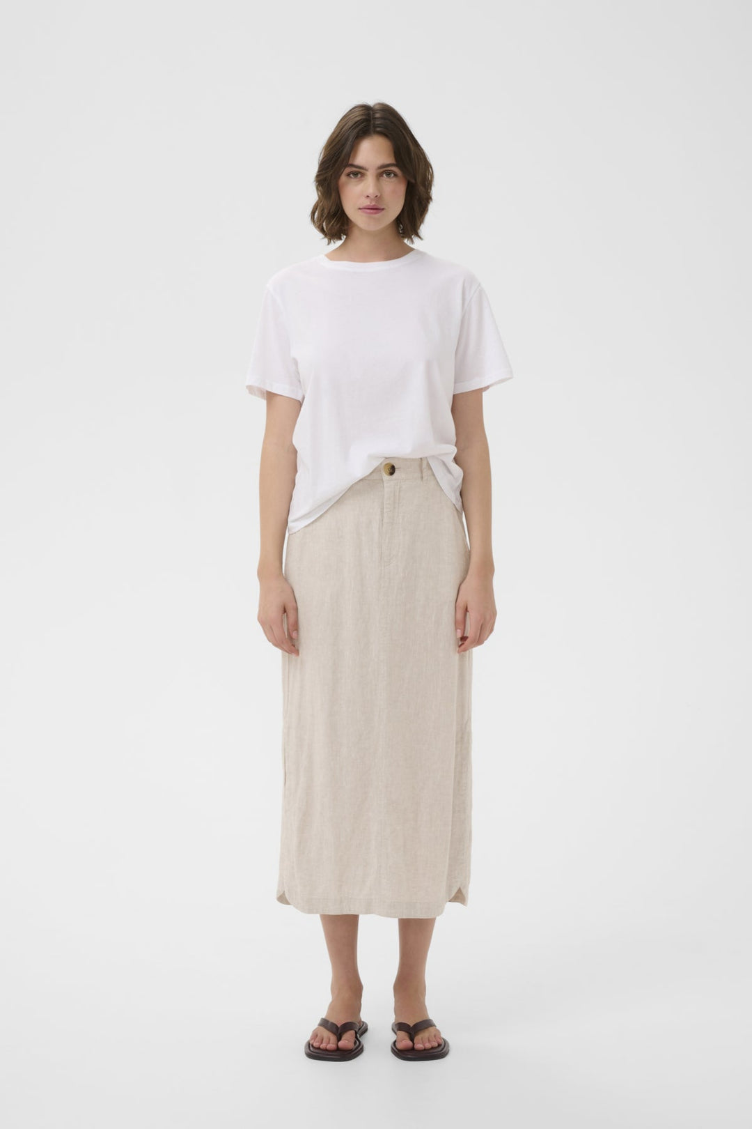 Rimoneiw Skirt Ecru | Skjørt | Smuk