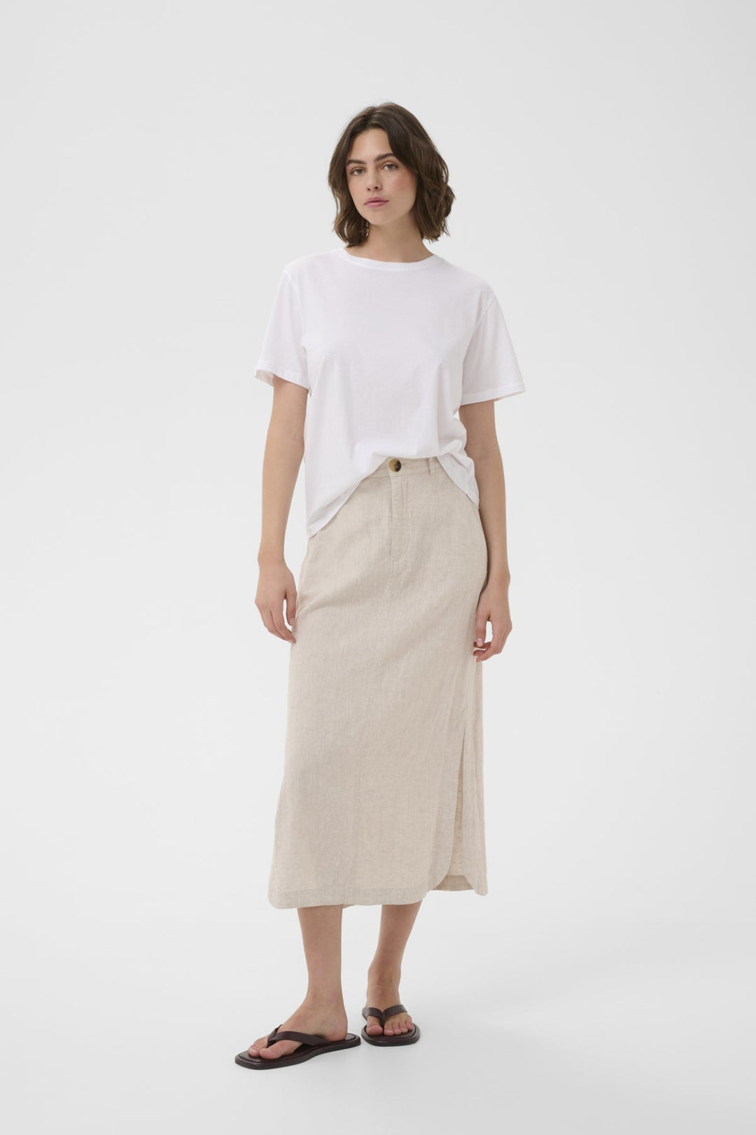 Rimoneiw Skirt Ecru | Skjørt | Smuk