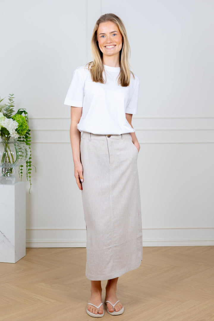 Rimoneiw Skirt Ecru | Skjørt | Smuk