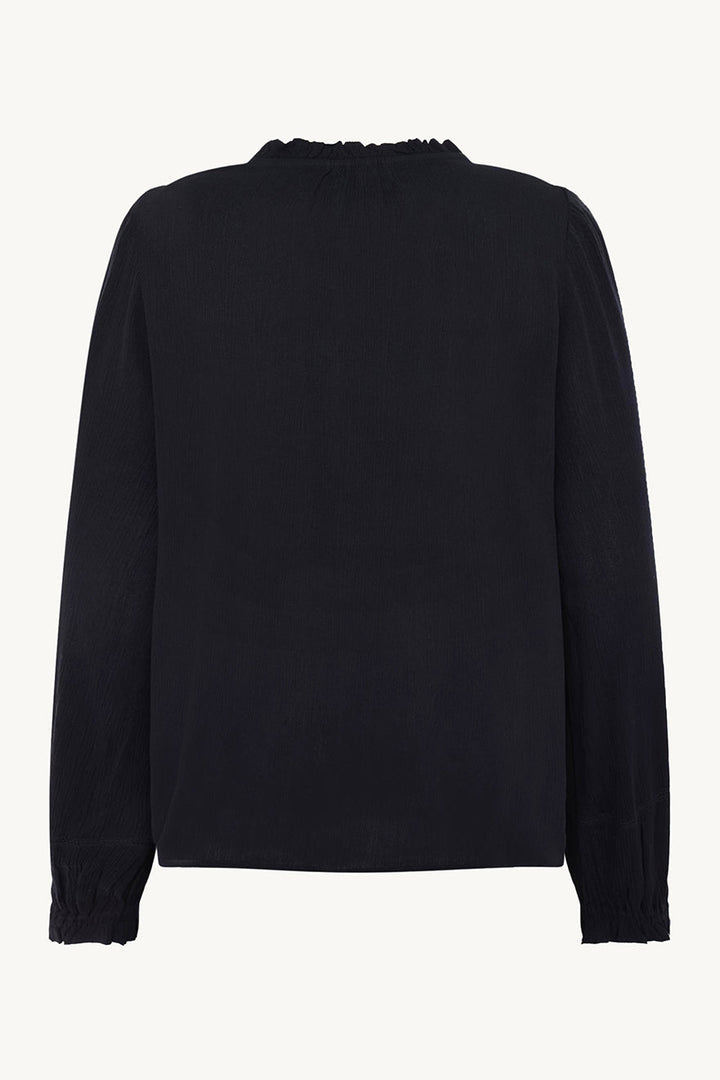 Rine Shirt Dark Navy | Skjorter og bluser | Smuk - Dameklær på nett