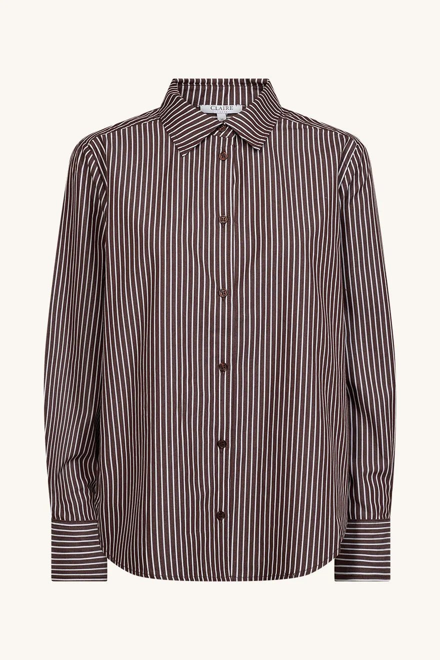 Rinnah Shirt Chocolate | Skjorter og bluser | Smuk