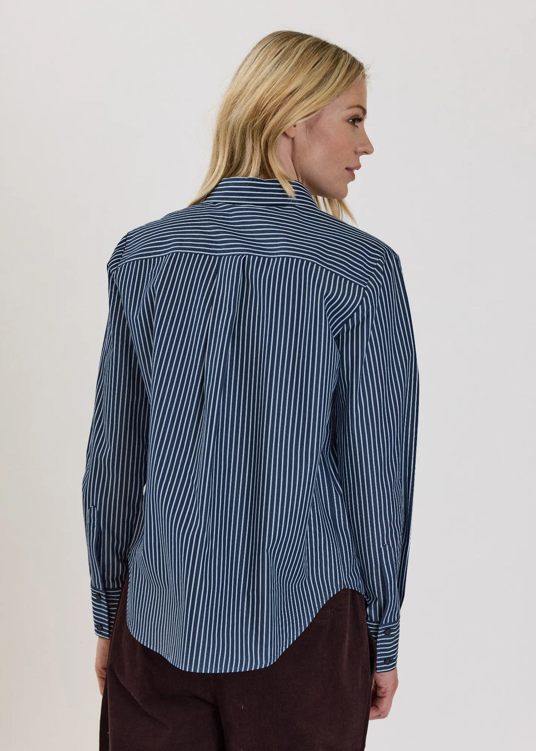 Rinnah Shirt Dark Navy | Skjorter og bluser | Smuk