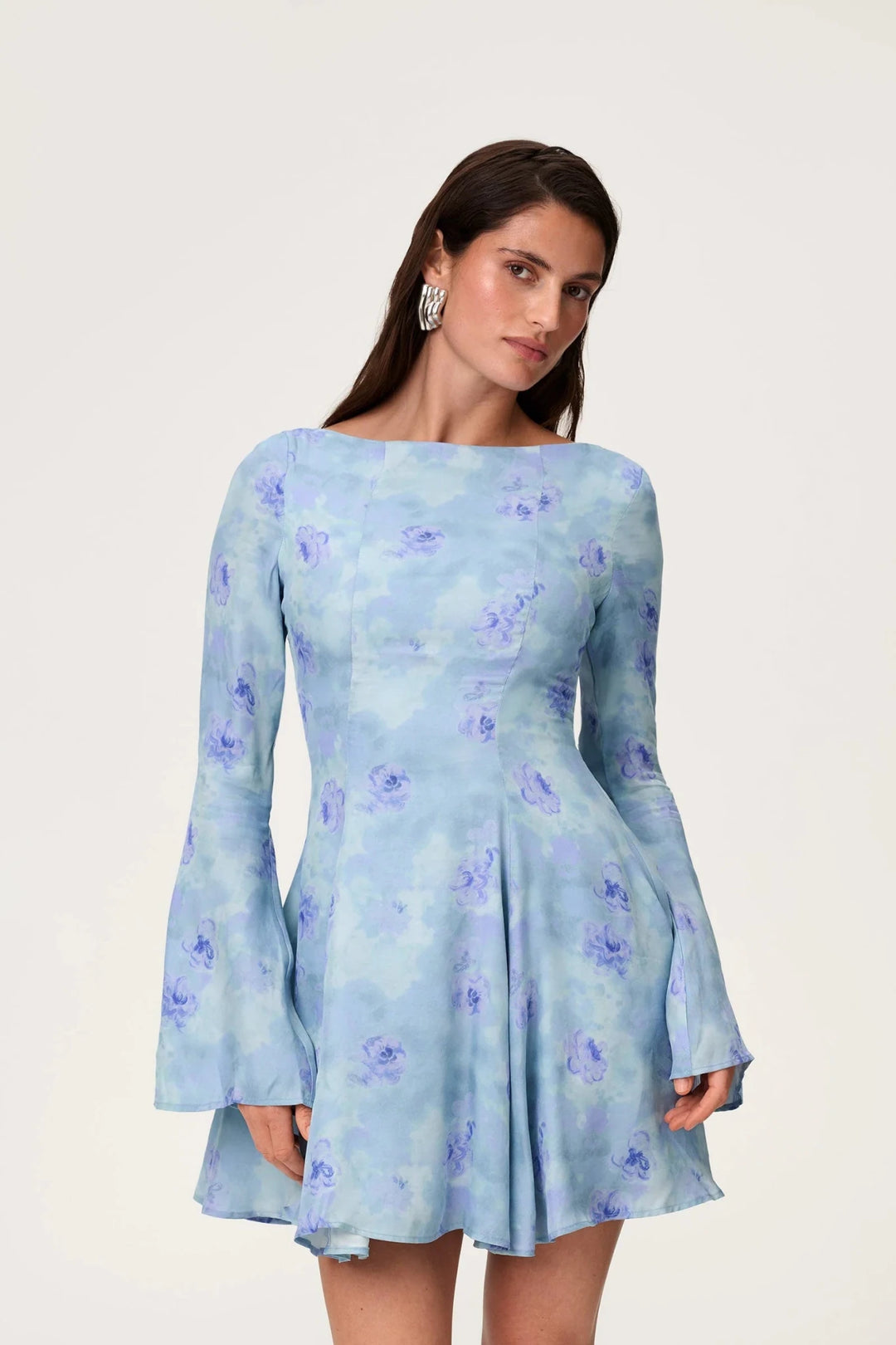 Riom Dress Pale Blue | Kjoler | Smuk