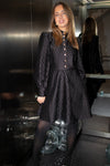 Ripple Ls Dress Black