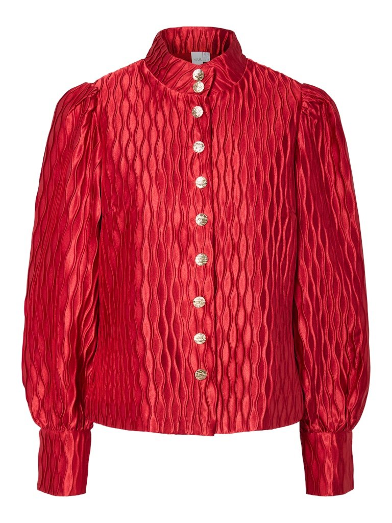Ripple Ls Shirt Jester Red | Skjorter og bluser | Smuk - Dameklær på nett