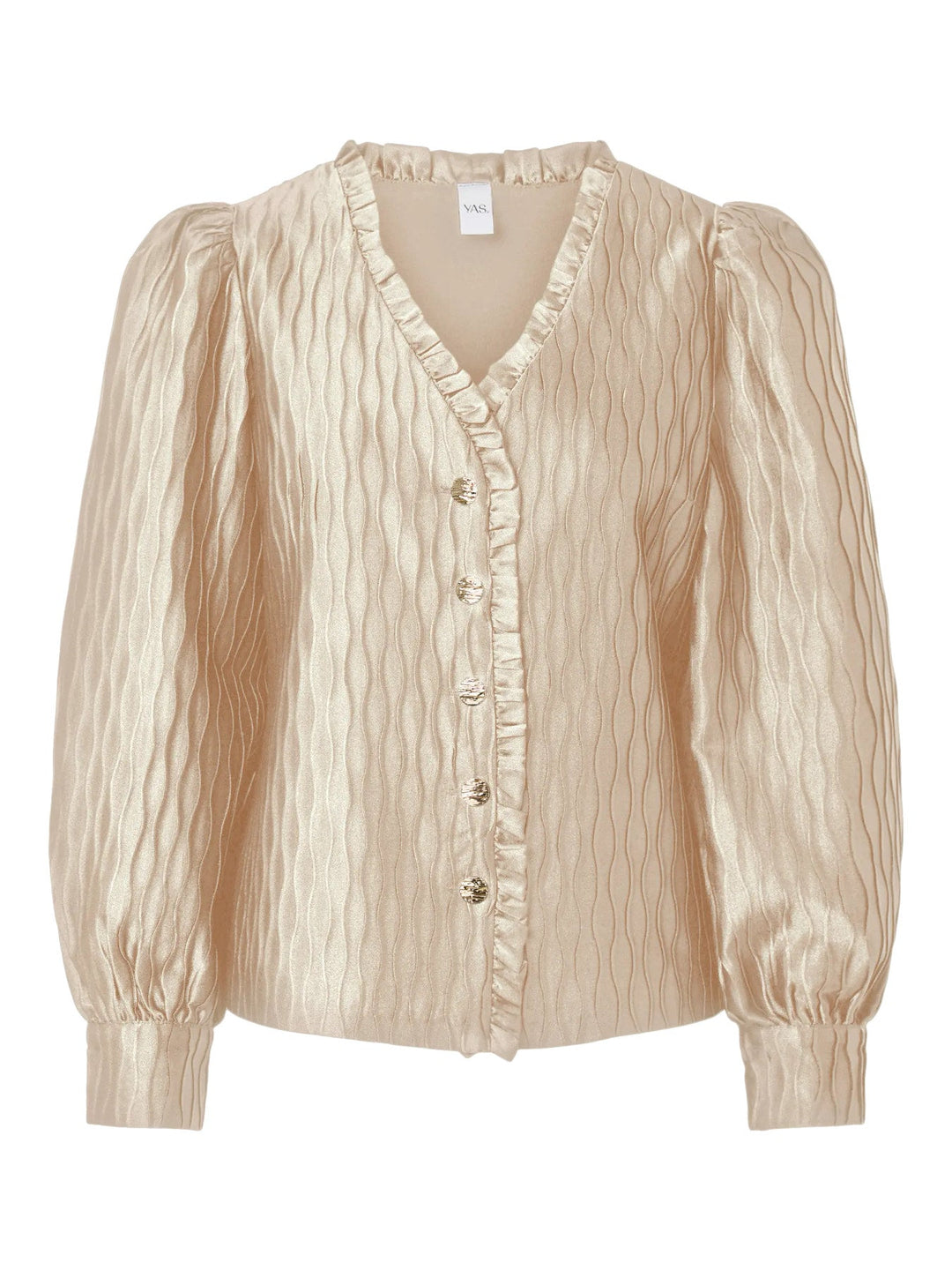 Ripple Ls V-Neck Shirt Sheer Bliss | Skjorter og bluser | Smuk