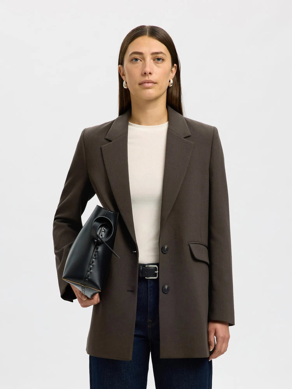 Rita Ls Relaxed Blazer Mel Delicioso Melange | Blazer | Smuk