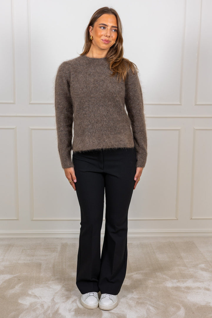 Rita Mw Slim Flared Pant Black | Bukser | Smuk - Dameklær på nett