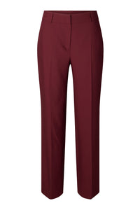 Rita Mw Wide Pant Mel Tawny Port Melange