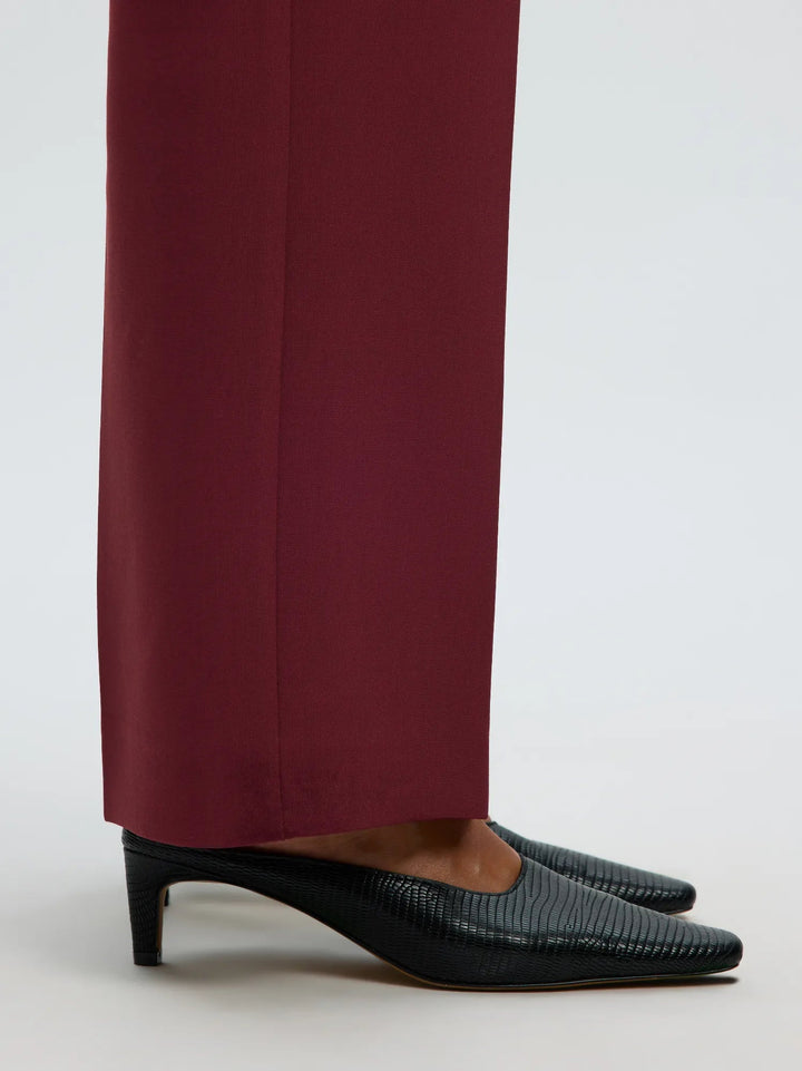Rita Mw Wide Pant Mel Tawny Port Melange | Bukser | Smuk