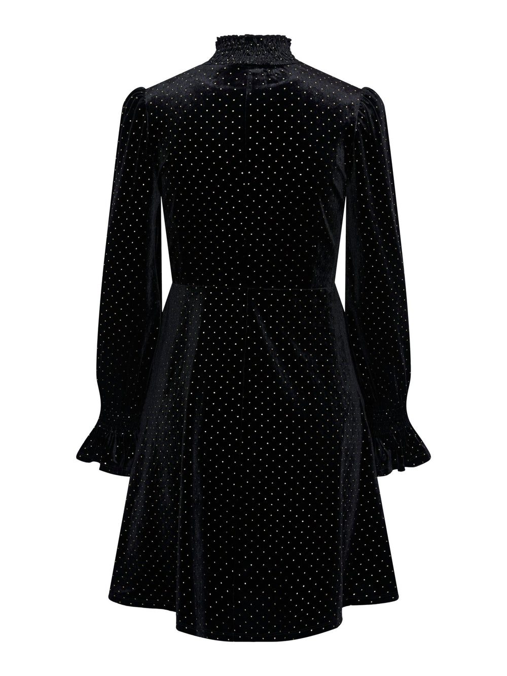 Riva Ls High Neck Velvet Dress Black | Kjoler | Smuk - Dameklær på nett