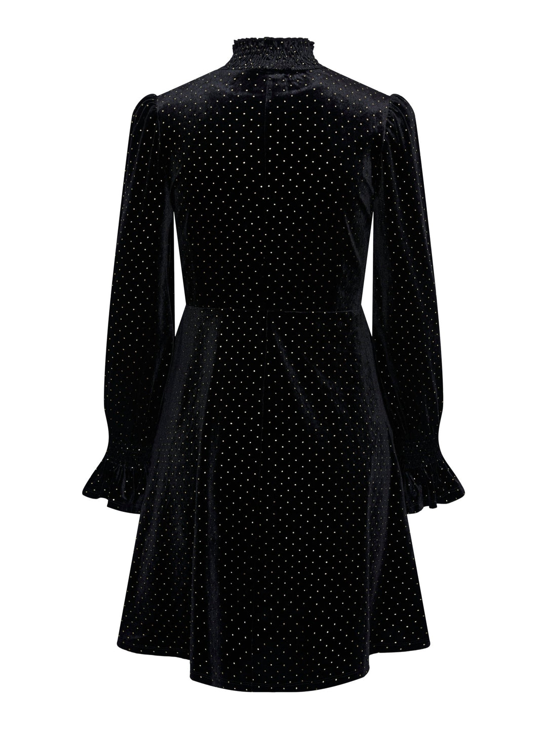 Riva Ls High Neck Velvet Dress Black | Kjoler | Smuk - Dameklær på nett