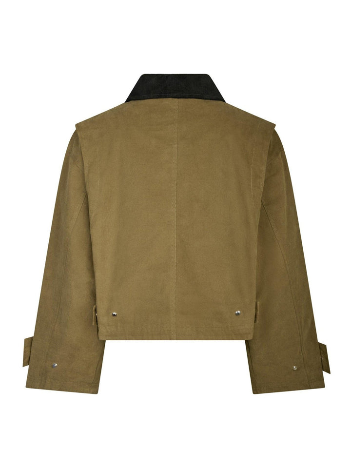 Rivera Canvas Boxy Jacket Army | Yttertøy | Smuk - Dameklær på nett