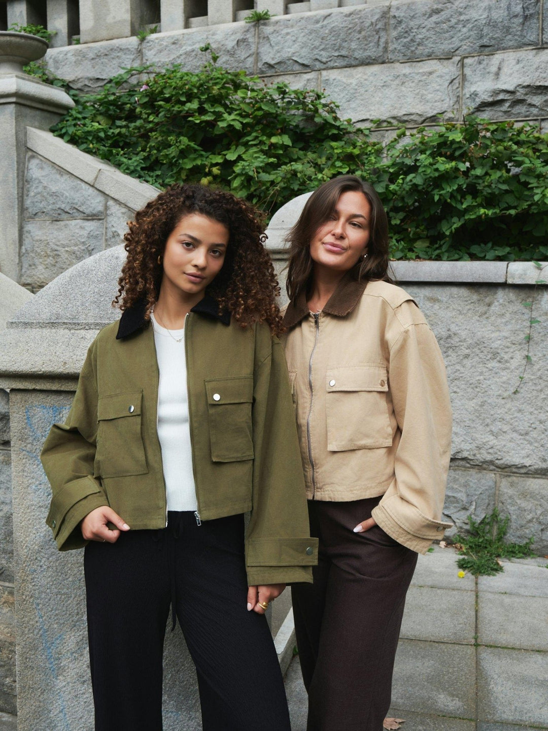 Rivera Canvas Boxy Jacket Army | Yttertøy | Smuk - Dameklær på nett