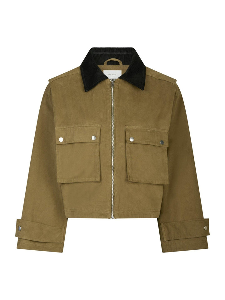 Rivera Canvas Boxy Jacket Army | Yttertøy | Smuk - Dameklær på nett