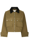 Rivera Canvas Boxy Jacket Army