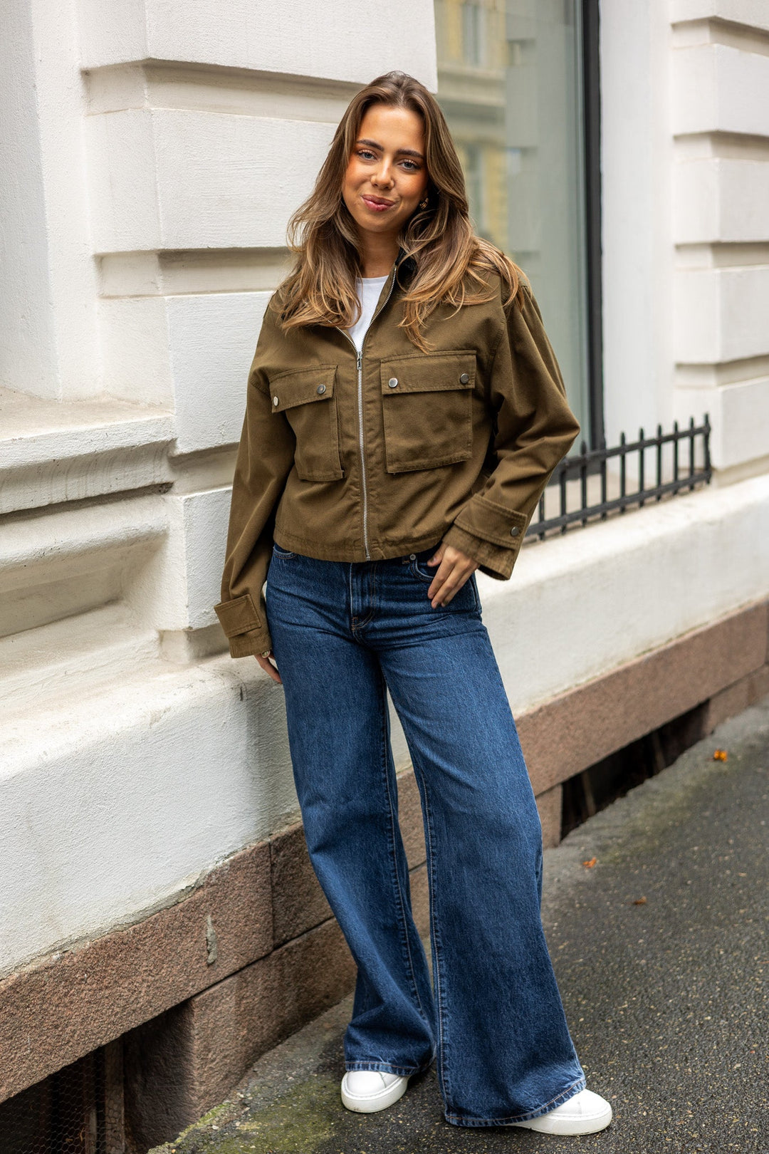 Rivera Canvas Boxy Jacket Army | Yttertøy | Smuk - Dameklær på nett