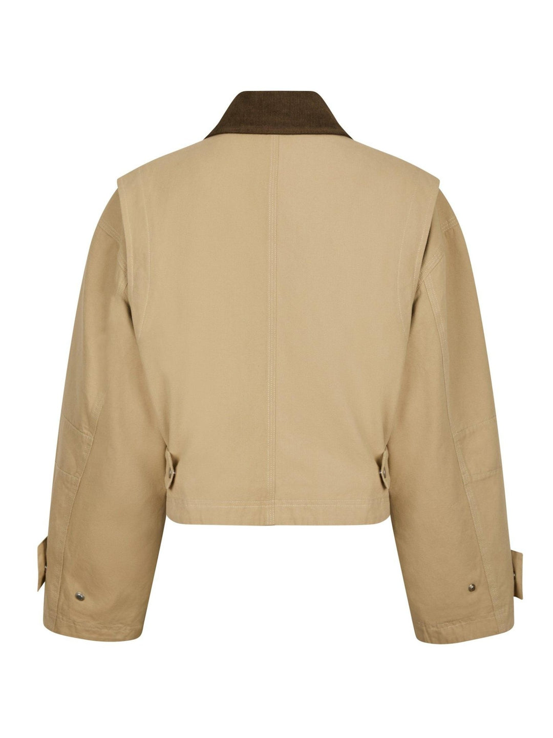 Rivera Canvas Boxy Jacket Sand | Yttertøy | Smuk - Dameklær på nett